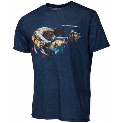 Savage Gear Tričko Cannibal Tee Blue – Hledejceny.cz