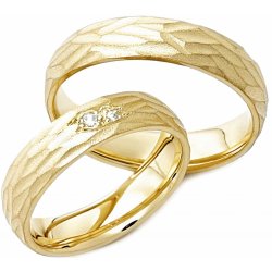 Aumanti Snubní prsteny 9 Zlato 7 žlutá