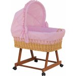 Scarlet Proutěný koš s boudičkou Méďa růžová – Zboží Dáma