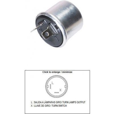 DZE přerušovač blinkrů univerzální (12V 2+2 21W) – Sleviste.cz