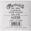 Struna Martin Classical Nylon Ball End Single - 4th Silver Wound