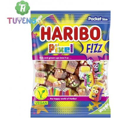 Haribo Pixel želé s ovocnou příchutí 80 g – Hledejceny.cz
