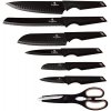Sada nožů BERLINGERHAUS BH-2688 Sada nožů s nepřilnavým povrchem Black Rose Collection 7 ks