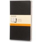 Moleskine Sešity 3 ks linkované černé – Zboží Dáma