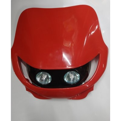 AMEX světlomet přední univerzální barva červená | Zboží Auto