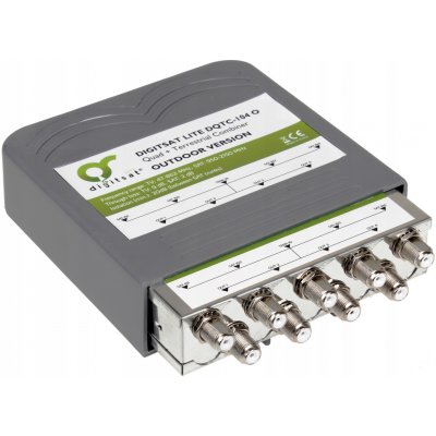 TV/SAT slučovač DSE SOC-4 - LNB Quad + TV – Zboží Živě