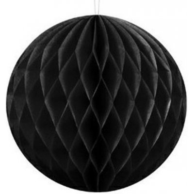 DEKORAČNÍ koule černá 40cm – Zboží Mobilmania