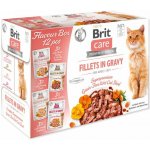 Brit Care Cat Fillet in Gravy krůta kachna losos a kuře 12 x 85 g – Sleviste.cz