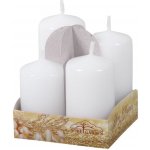 Ceramicus adventní STUPŇOVITÉ 4x6/7/8/9cm 4ks – Zboží Dáma