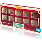 Mozkovna Sada 10 kovových hlavolamů červená – Zboží Dáma