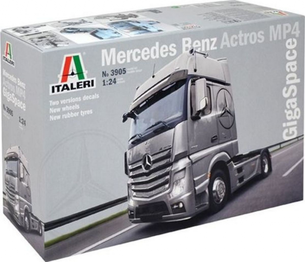 Italeri Mercedes Benz Actros MP4 Giga Space 3935 1:24