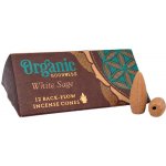Song of India Vonné kužely Organic Tekoucí dým White Sage 12 ks – Zboží Dáma