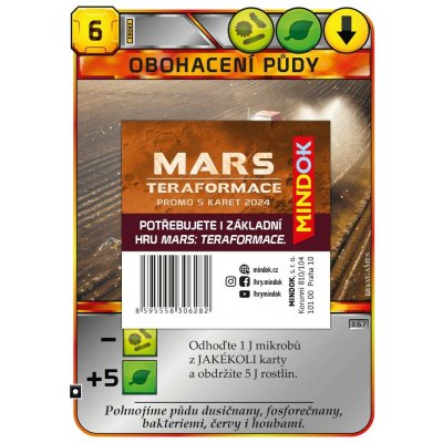 Mindok Mars: Teraformace – promo 5 karet 2024 – Hledejceny.cz