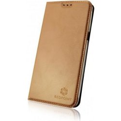 Pouzdro RedPoint Book Slim Magnetic iPhone X zlaté