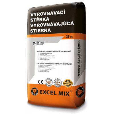 Vyrovnávací stěrka Excel Mix, 2-30mm, 25MPa (25kg) – Sleviste.cz