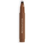 Makeup Revolution Instant Brow Hair fix na obočí Warm Brown 1,8 ml – Zboží Dáma