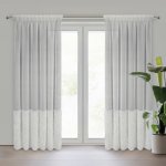 EUROFIRANY ZÁCLONA NA PÁSCE MARION 140X270 CM BÍLÁ – Hledejceny.cz