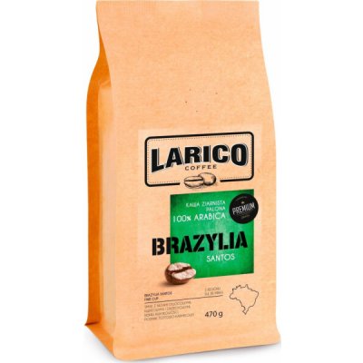 Larico Káva Brazílie Santos zrnková 470 g – Hledejceny.cz