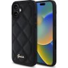 Pouzdro a kryt na mobilní telefon Apple Guess PU Leather Quilted kryt iPhone 16 Plus černý