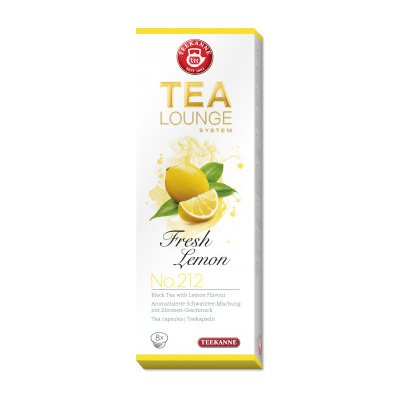 Teekanne Tealounge kapslové sypané čaje Fresh Lemon No. 212 8 ks – Hledejceny.cz