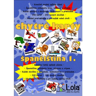 Chytré karty - španělština slovíčka 1 – Zboží Mobilmania