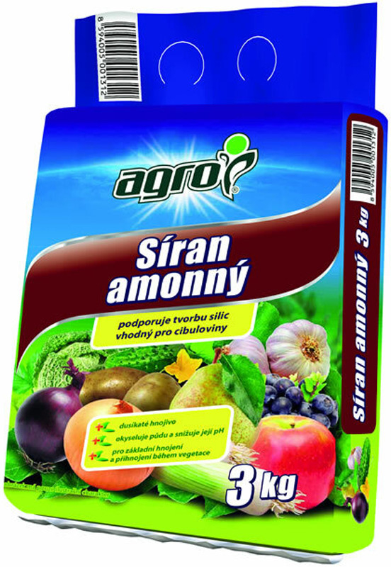 Agro Hnojivo minerálne Síran Amónny 3 kg