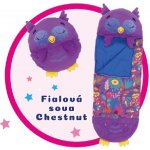 Happy Nappers spacáček usínáček fialová sova Chestnut 168cm – Zboží Dáma