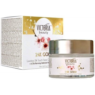 Victoria beauty 24K Gold Silk Denní a noční krém s kyselinou hyaluronovou 50 ml