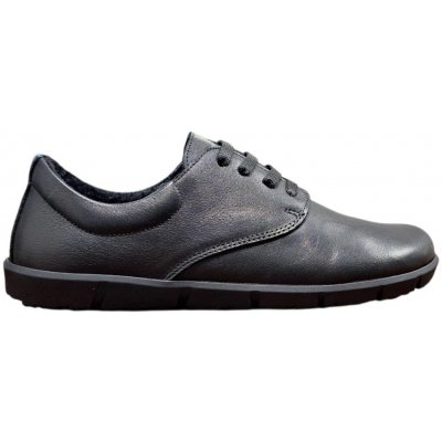 Wild 017 26025 Black Dámské celokožené barefoot polobotky černé – Zboží Mobilmania