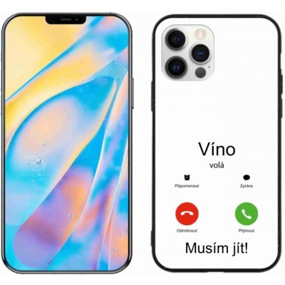 mmCase na iPhone 12 Pro - víno volá bílé pozadí – Zboží Mobilmania