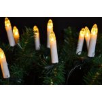D05960 Nexos Klasické svíčky na vánoční strom teple bílá – Zboží Mobilmania