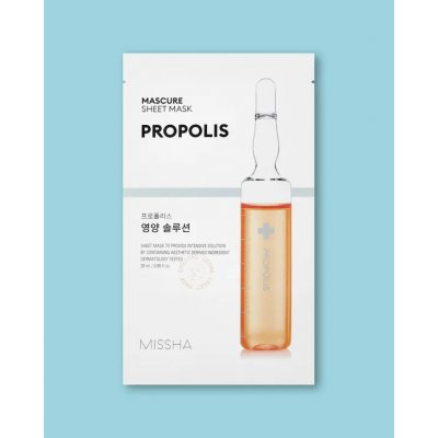 Missha Mascure Nutrition Solution Sheet Mask vyživující pleťová maska 27 ml