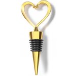 Zátka na víno - Zlaté srdce – Zboží Mobilmania