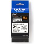 Brother TZE-S251, černý tisk bílý podklad, 8m, 24mm – Hledejceny.cz