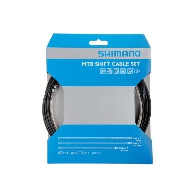 Shimano Řadící set MTB Shift Cable set černý – Zboží Dáma