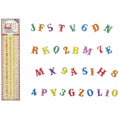 Vypichovač abeceda a čísla Carnival / Cirkus / Western - FMM – Sleviste.cz