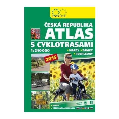 Atlas ČR s cyklotrasami 2015 – Zboží Mobilmania