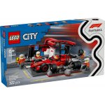 LEGO® City 60443 Zastávka v boxech F1 a personál s vozem Ferrari – Zboží Dáma