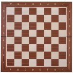 Šachová deska velikost 5 MAHAGON - skládací tmavý okraj (mahagon) – Zboží Živě