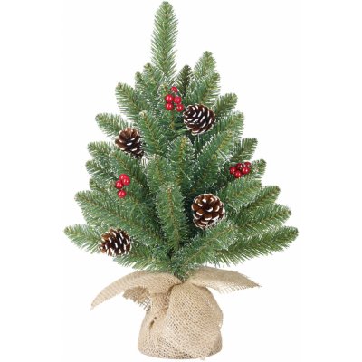 Black Box Trees Umělý vánoční stromeček Creston juta s efektem námrazy 60 cm – Hledejceny.cz