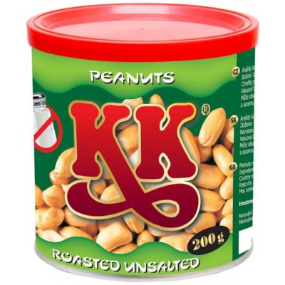 K&K arašídy praž. nesolené 3 x 200 g