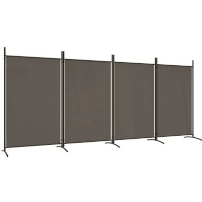VidaXL 350264 dělicí Paraván šedá 346 x 180 cm – Zboží Dáma