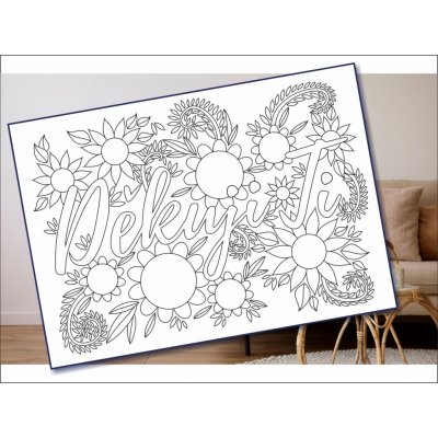 Radost v písku Šablona na pískování HO'OPONOPONO DĚKUJI TI A4 210 x 297 mm – Zboží Mobilmania