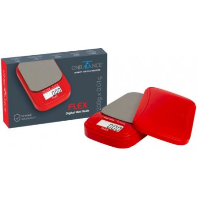 On Balance Flex Miniscale, 200g/0,01g, červená – Zbozi.Blesk.cz