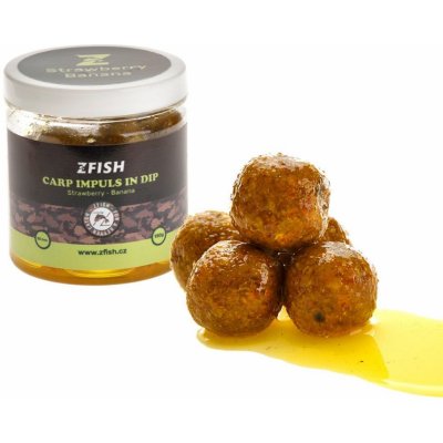 ZFISH Boilies in Dip Carp Impuls 150g 20mm Strawberry Banana – Zbozi.Blesk.cz