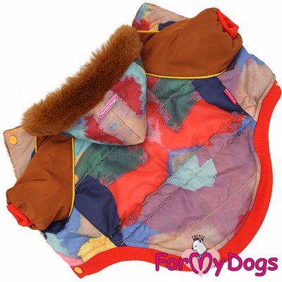 FOR MY DOGS Zimní bunda AUTUMN multicolor