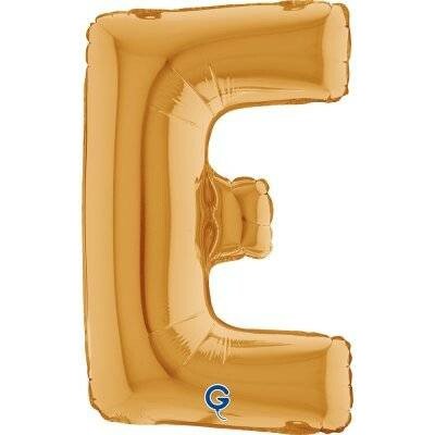 GRABO Písmeno MINI "A" zlaté 36cm 14" fóliový balónek – Hledejceny.cz