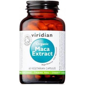 Viridian Organic Maca Extract 60 kapslí