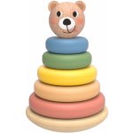 Babu skládací pyramida pastelové kroužky medvěd – Zbozi.Blesk.cz