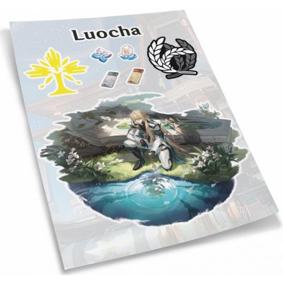 Honkai: Star Rail Sada 8 samolepek Luocha – Zboží Živě